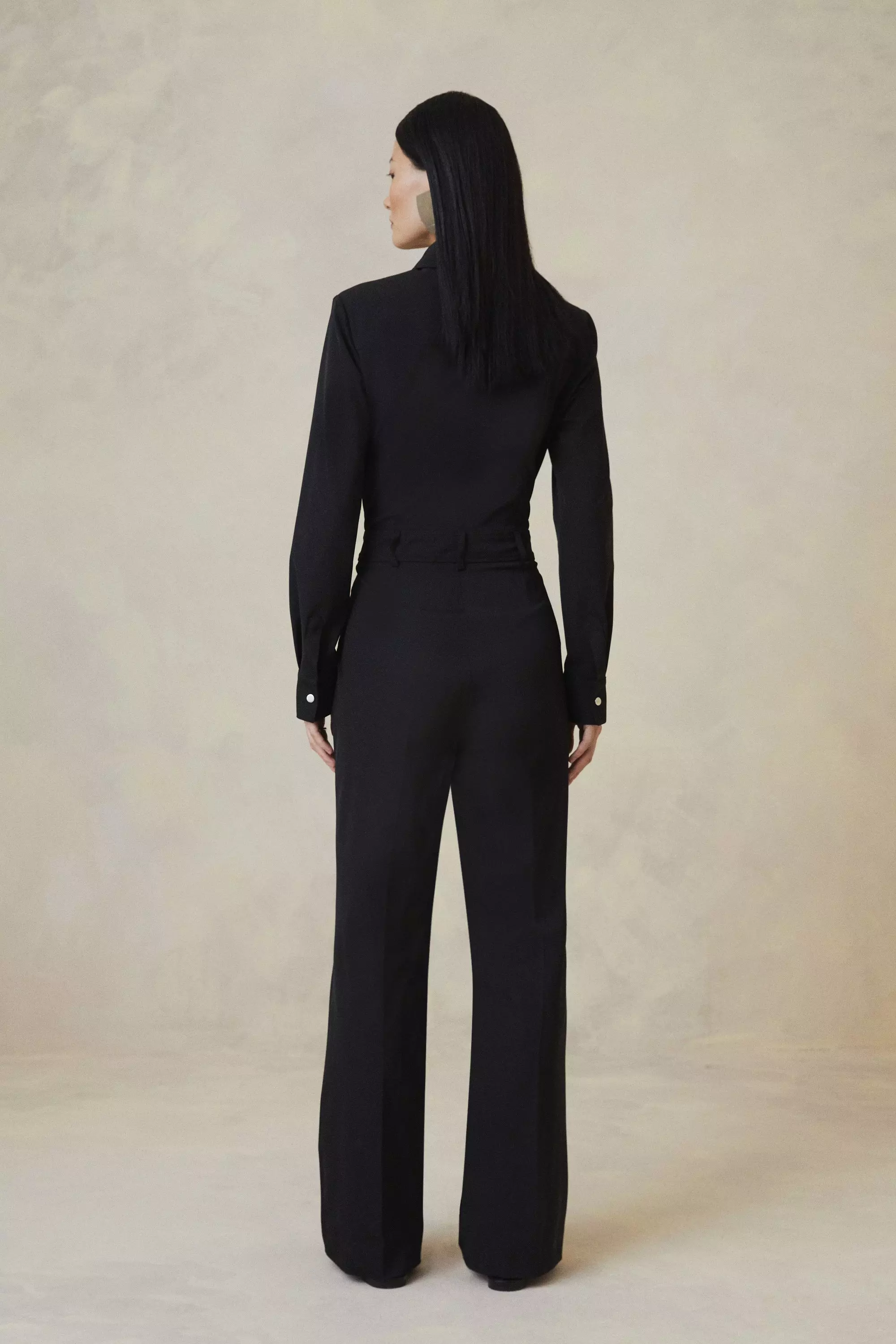 The Founder Italian Technical Stretch Tailored Jumpsuit