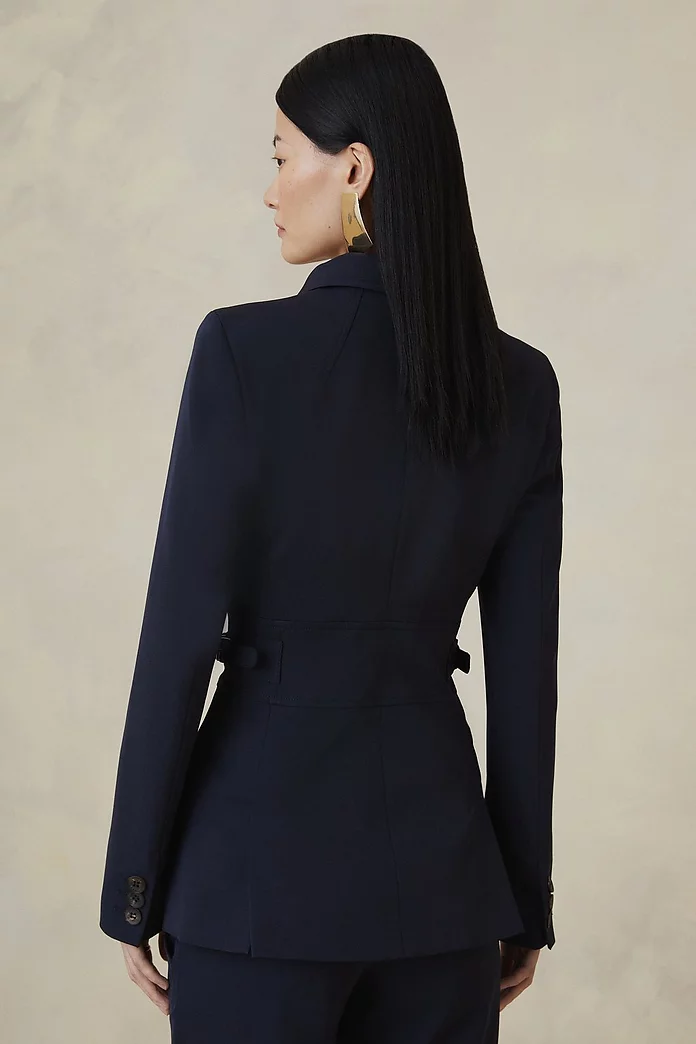 The Founder Italian Technical Stretch Tailored Tab Jacket The Founder Italian Technical Stretch Tailored Tab Jacket