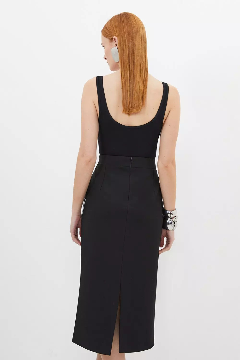 Womens tailored pencil skirt sales