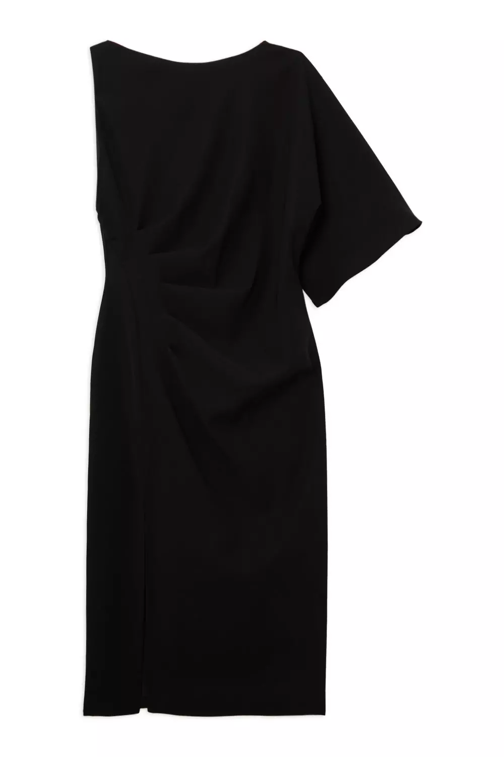 ストゥディオス　Asymmetric Tailored Dress Off The Shoulder Asymmetric Maxi Dress | boohoo