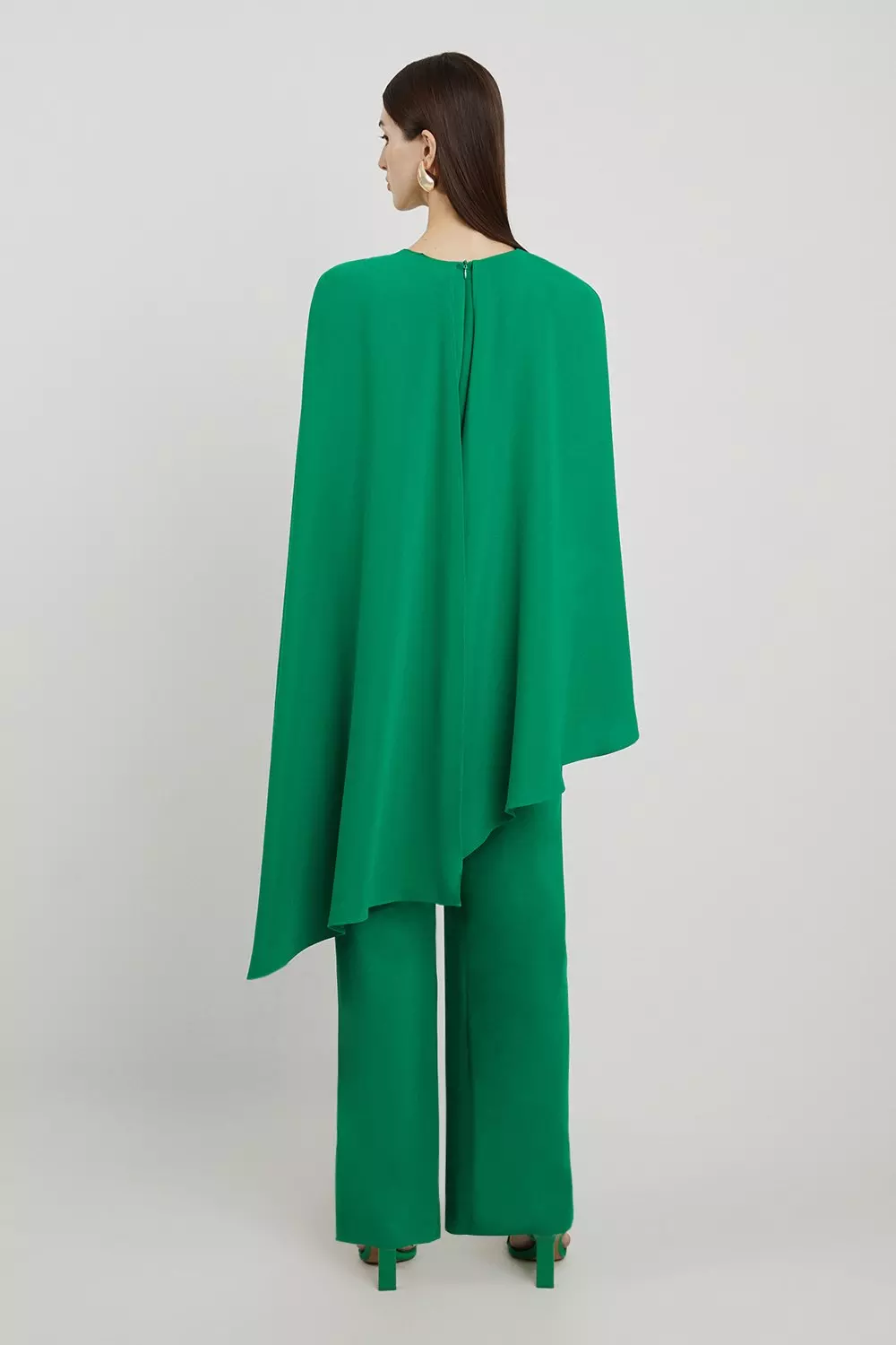 ◆KAREN MILLEN◆フロントホルターベルトジャンプスーツ/green 003521491?fmt=auto&$background