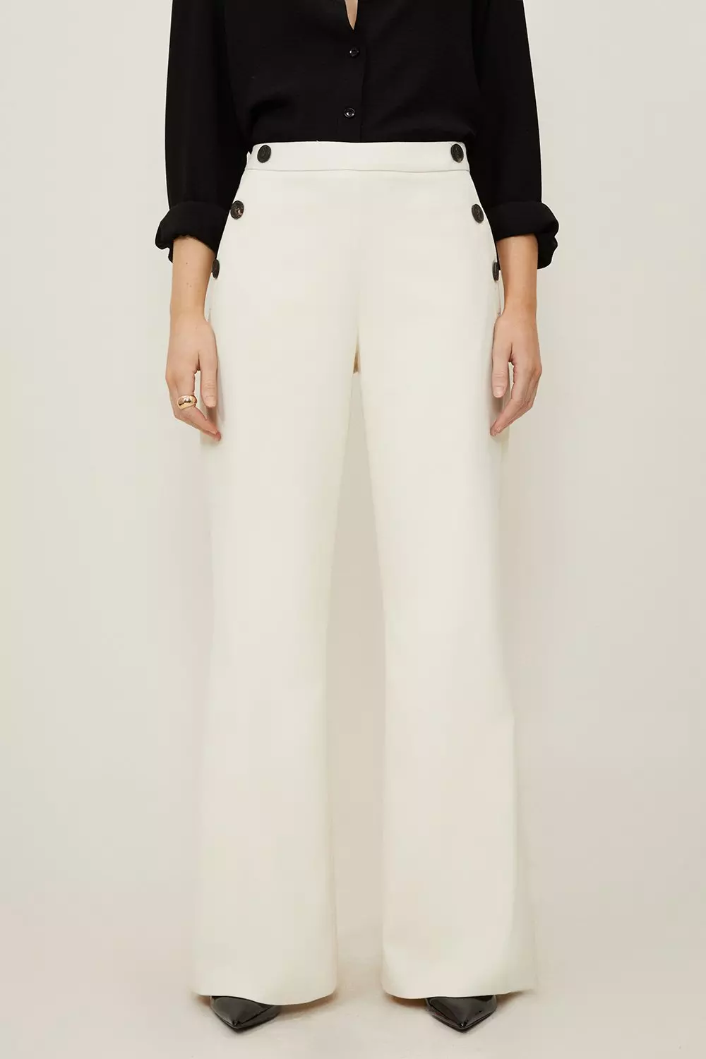 ショートパンツ Ermanno Scervino Tailored Straight-Leg Pants With Fitted Ermanno Scervino Straight-leg pants for Women | Online Sale