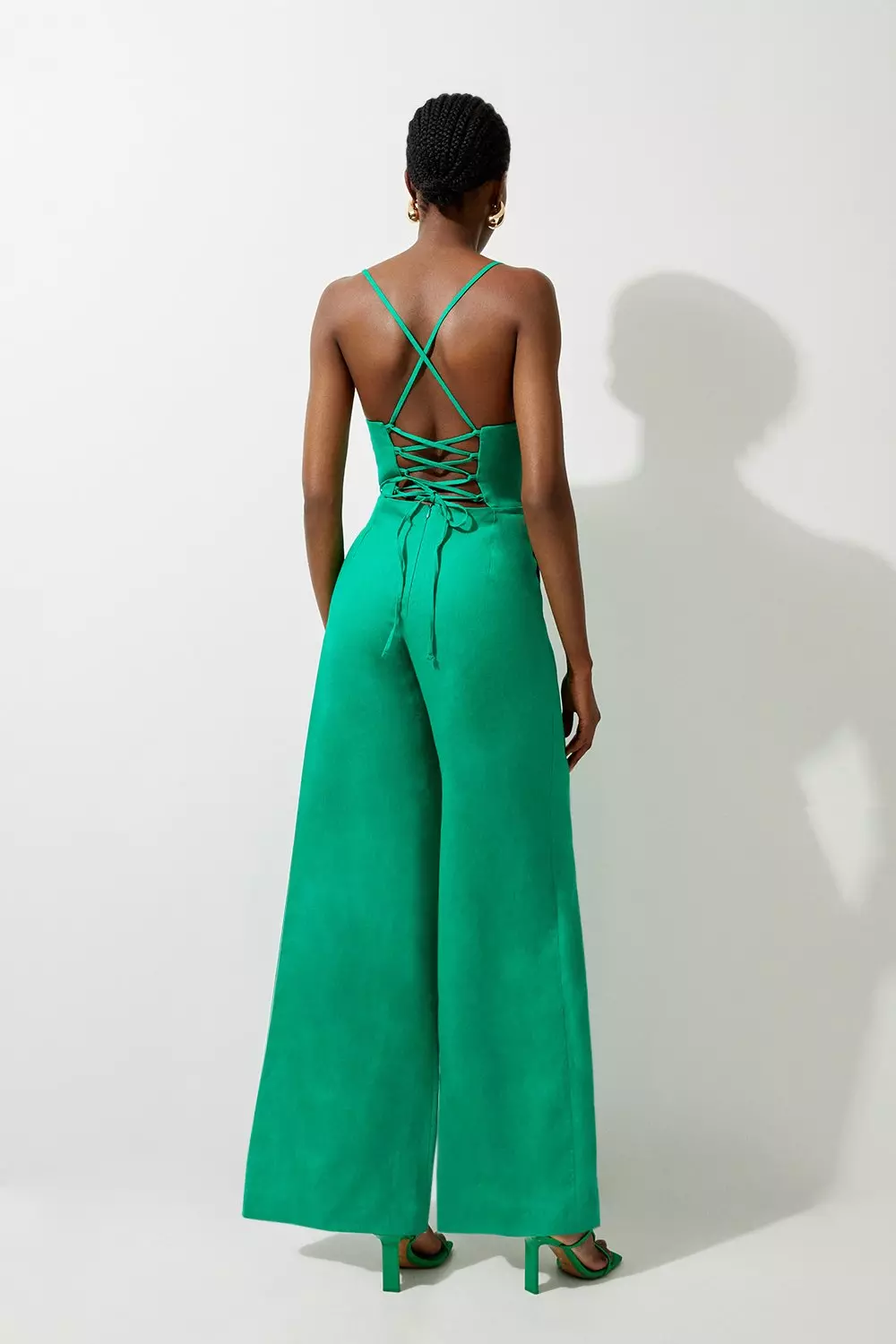 Karen millen open back jumpsuit on sale