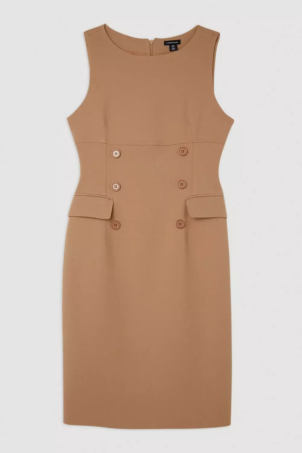 【Karen Millen】英国発！ Tailored Marl Midi Dress バックル Tailored Marl Midi Dress | Karen Millen
