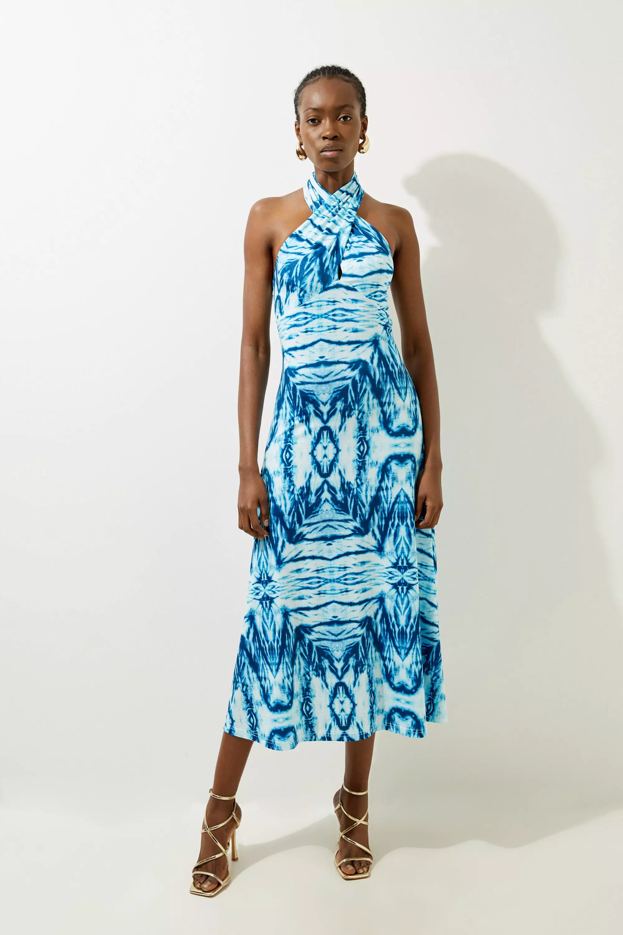 Karen millen abstract print dress hotsell