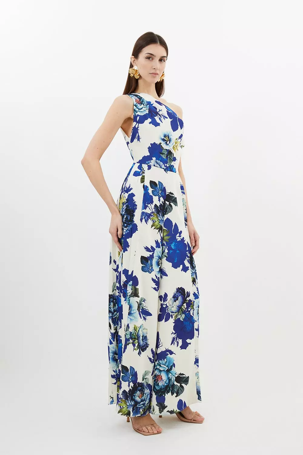 【Karen Millen】ソフトテイラード プリーツパネル ワンピース Karen Millen】ソフト テーラード プリーツパネル ドレス