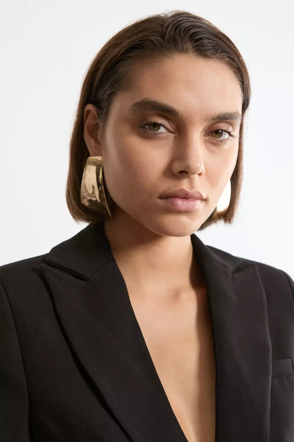 Compact Stretch Essential Single Breasted Tailored Blazer