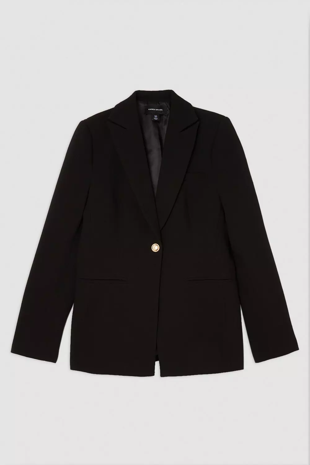 Compact Stretch Essential Single Breasted Tailored Blazer