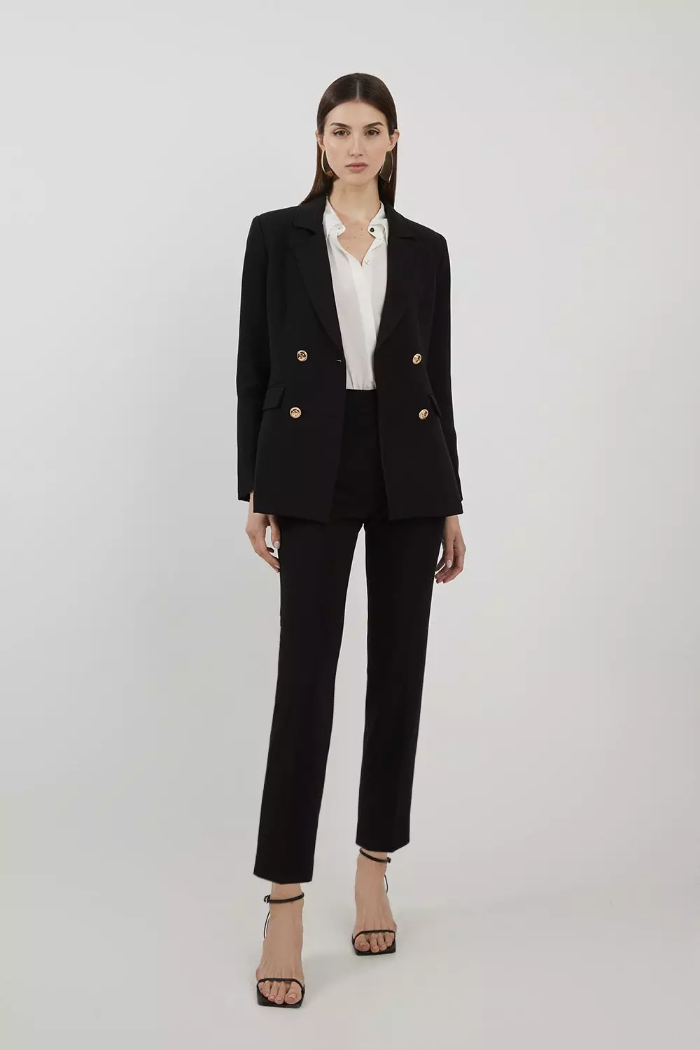 Karen millen high waisted trousers hotsell