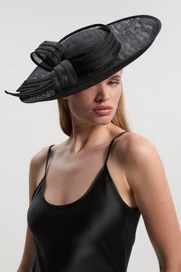 Black Classic Bow Fascinator