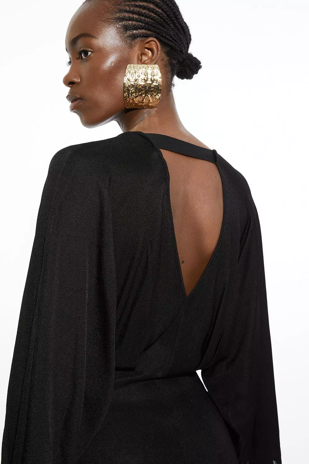 Slinky kimono midi dress hot sale