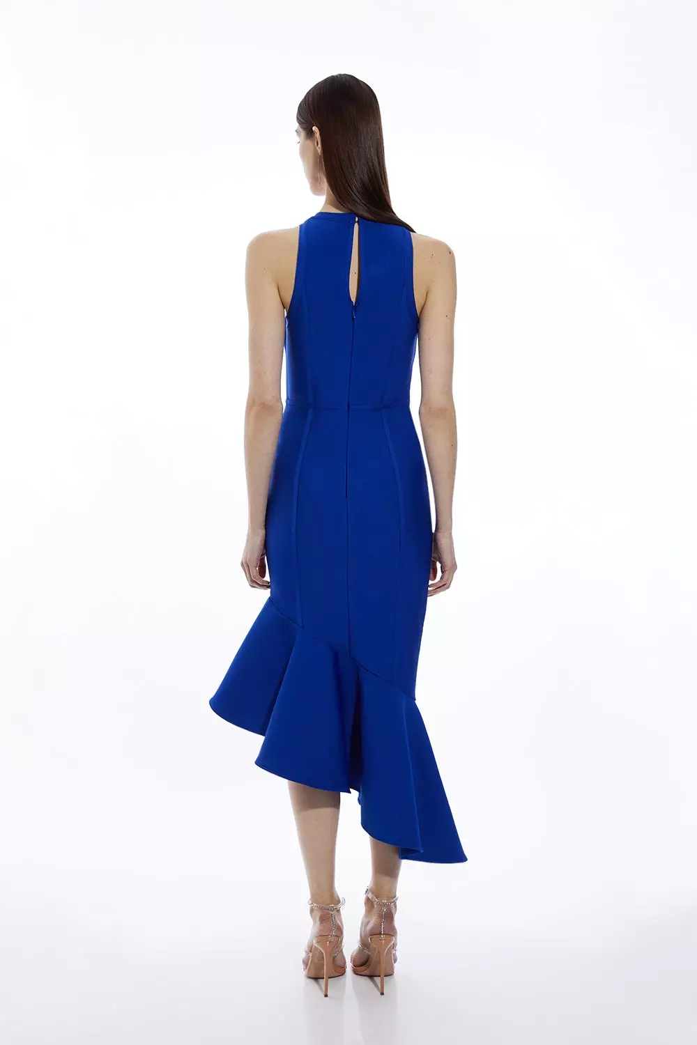 Karen millen asymmetric shops hem dress