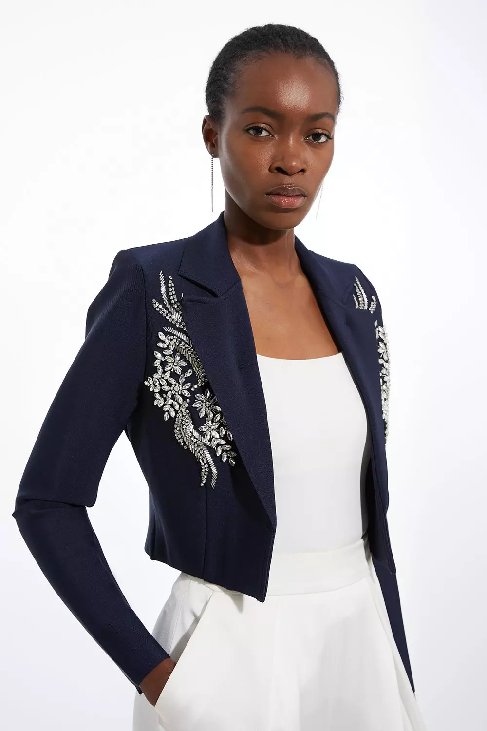 Cropped summer jacket hotsell