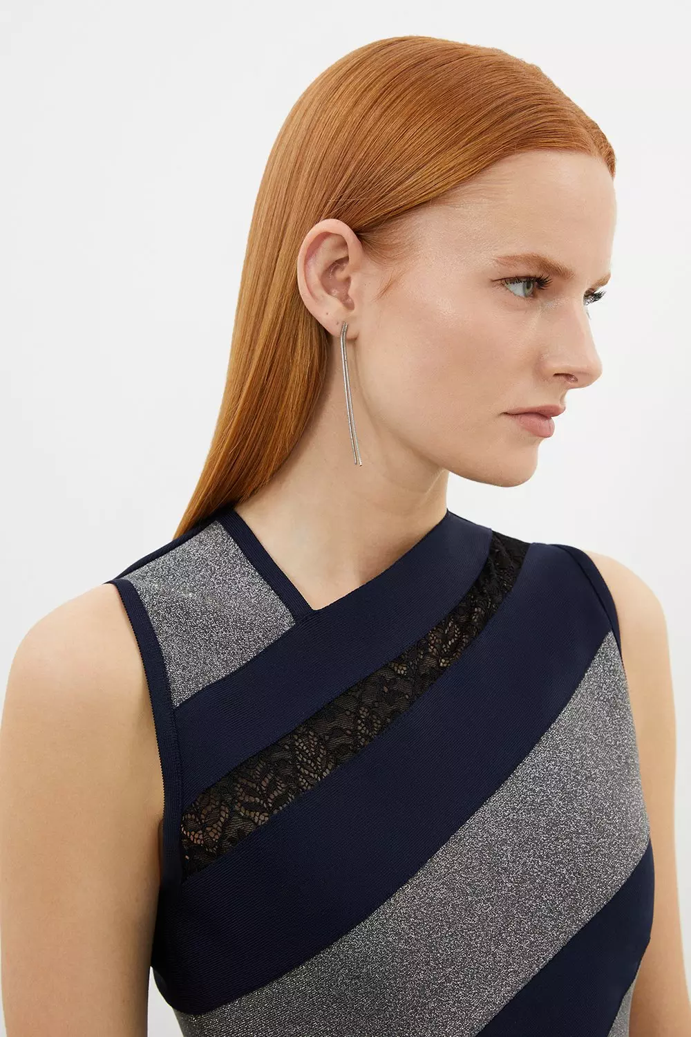 【KAREN MILLEN】バックルディテール フルスカート マキシドレス KAREN MILLEN】バックルディテール フルスカート マキシドレス
