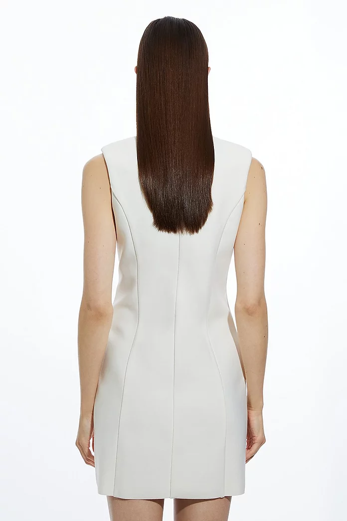 Bandage Figure Form Knit Blazer Style Mini Dress | Karen Millen Bandage Figure Form Knit Blazer Style Mini Dress | Karen Millen