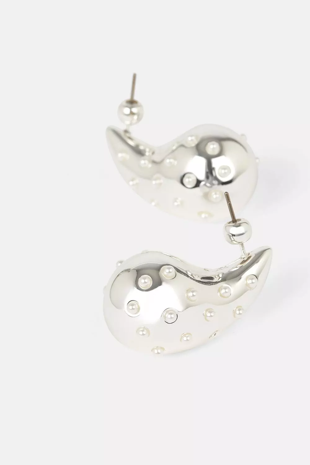 Silver Diamante Statement Earring alternative image