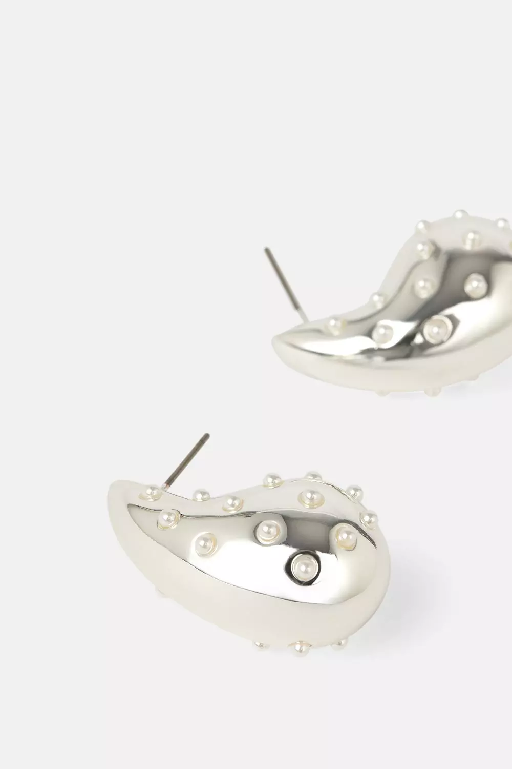 Silver Diamante Statement Earring alternative image
