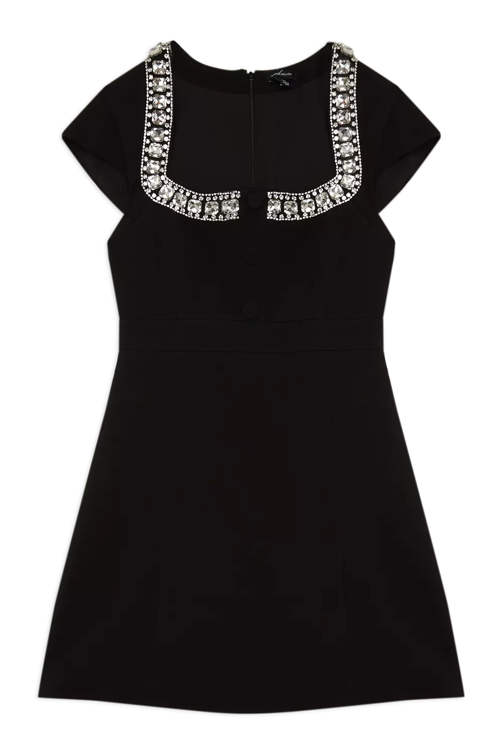 【Karen Millen】テーラード プリーツ ハイネック ドレス Petite Soft Tailored Halter Tie Neck Pleat Detail Midi Dress
