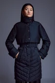 Petite Lightweight Padded Hybrid Short Trench Coat | Karen Petite Lightweight Padded Hybrid Short Trench Coat | Karen