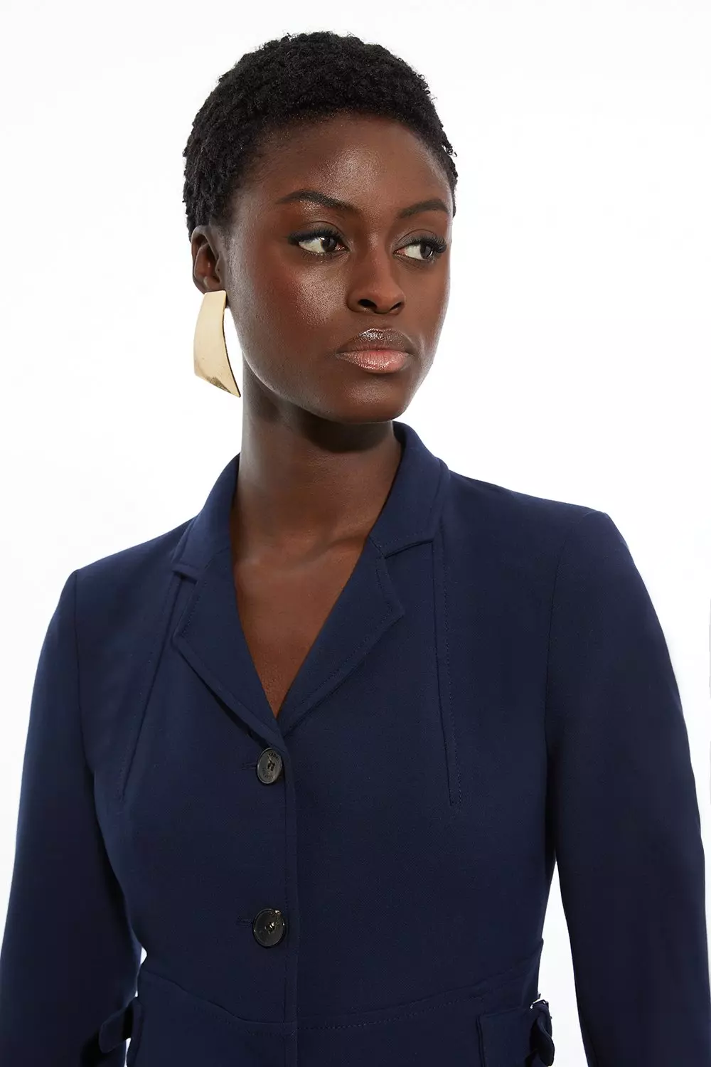 Petite navy jacket deals