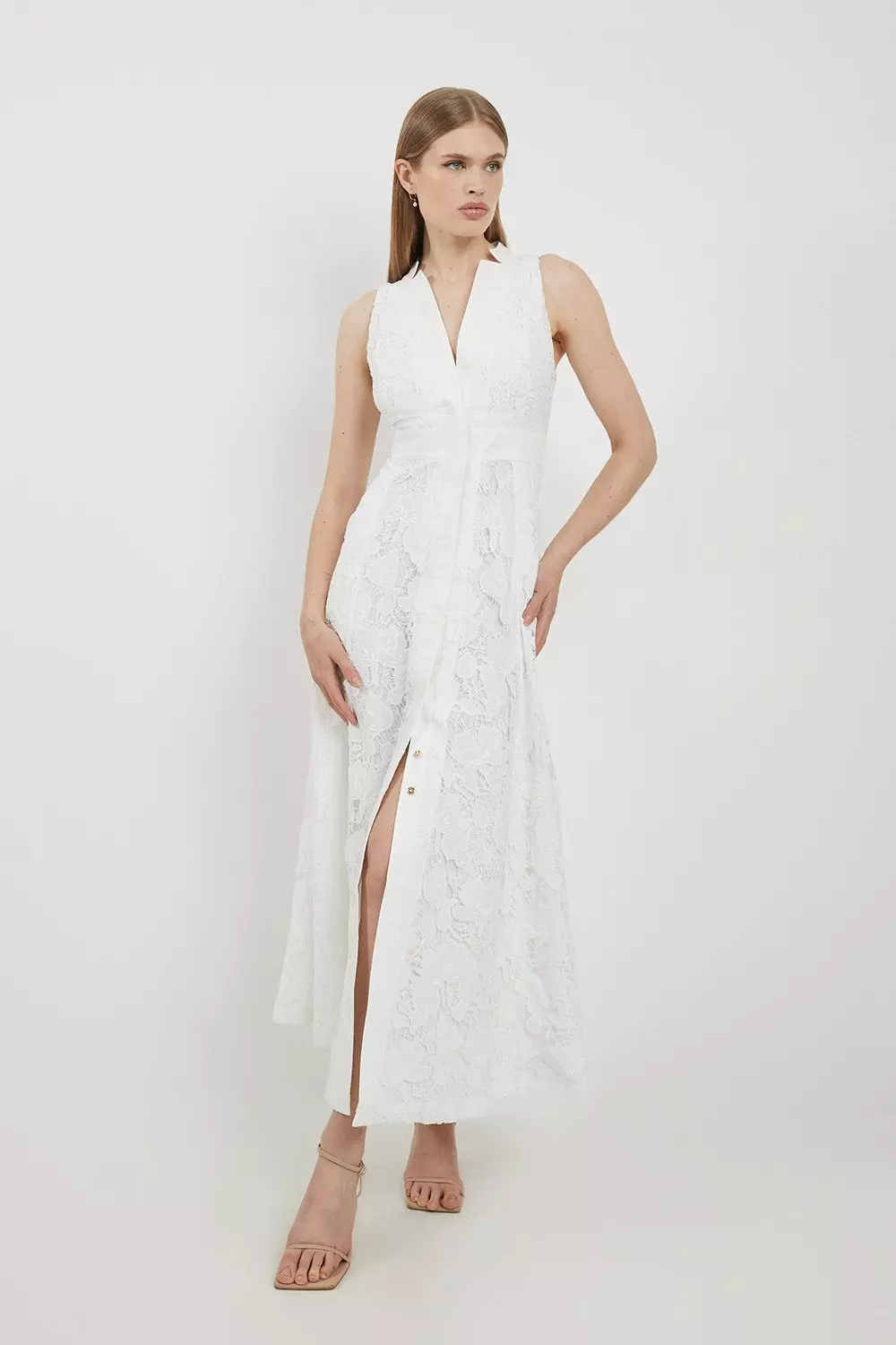★Karen Millen コットンブロダリーベルト 魅惑的マキシ★ bkk16645_floral_xl?pdp.template