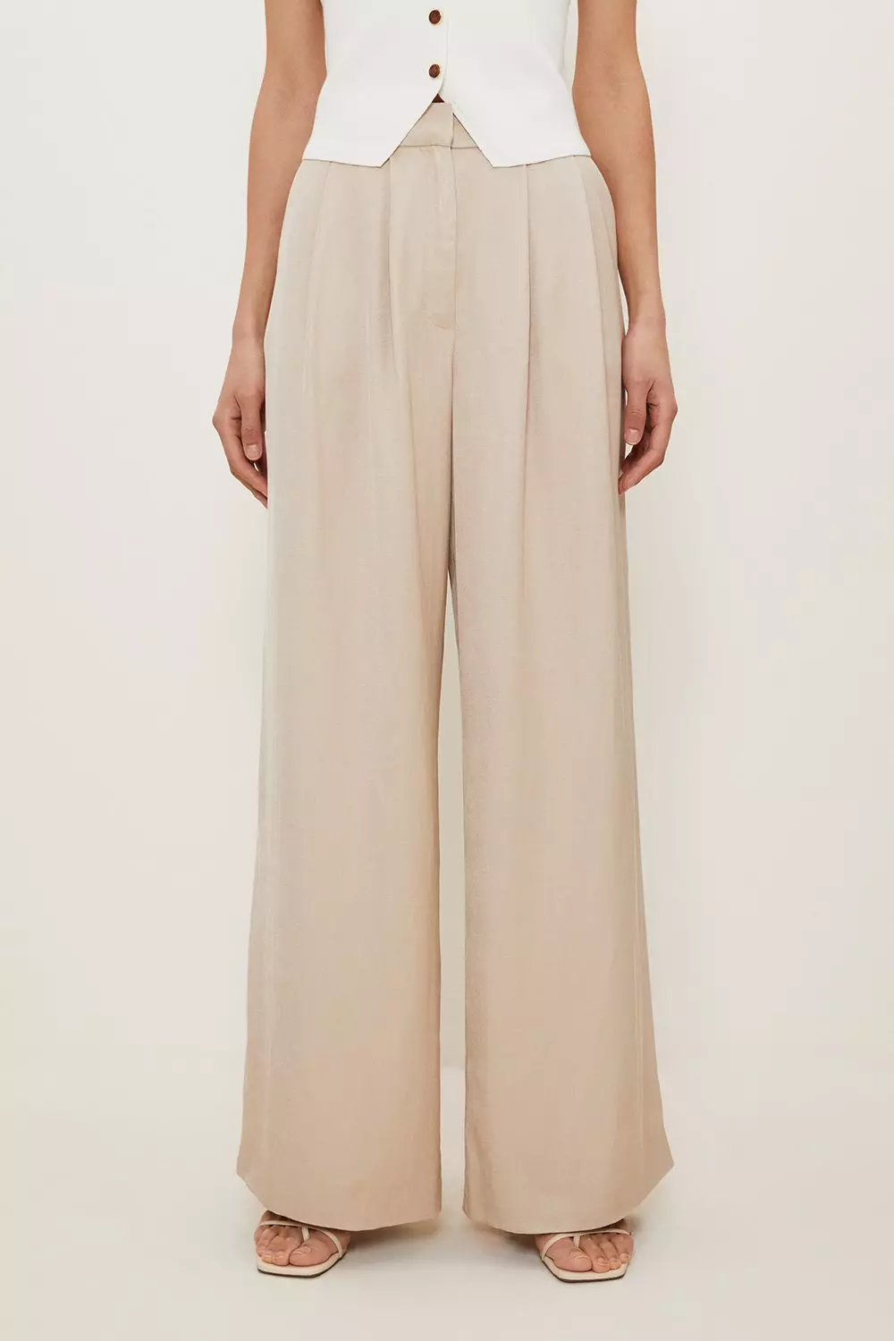 argue STRIPE LINEN MERROW PANTS