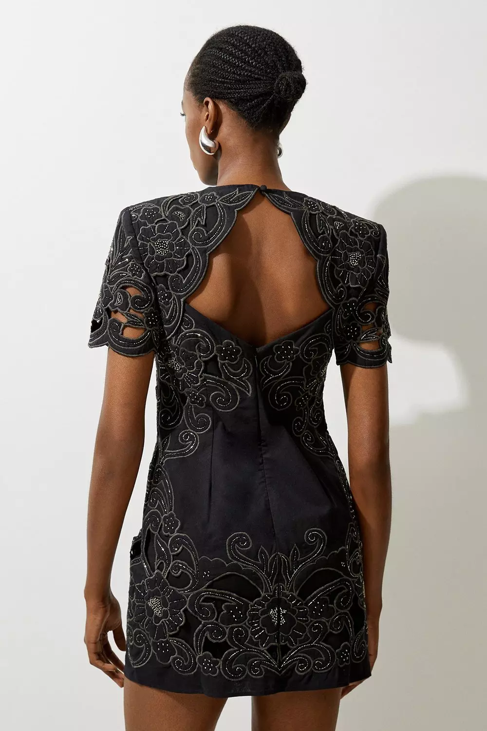 KAREN MILLEN 日本未入荷 刺繍 コットンリネン ミニドレス bkk22594_floral_xl?pdp.template