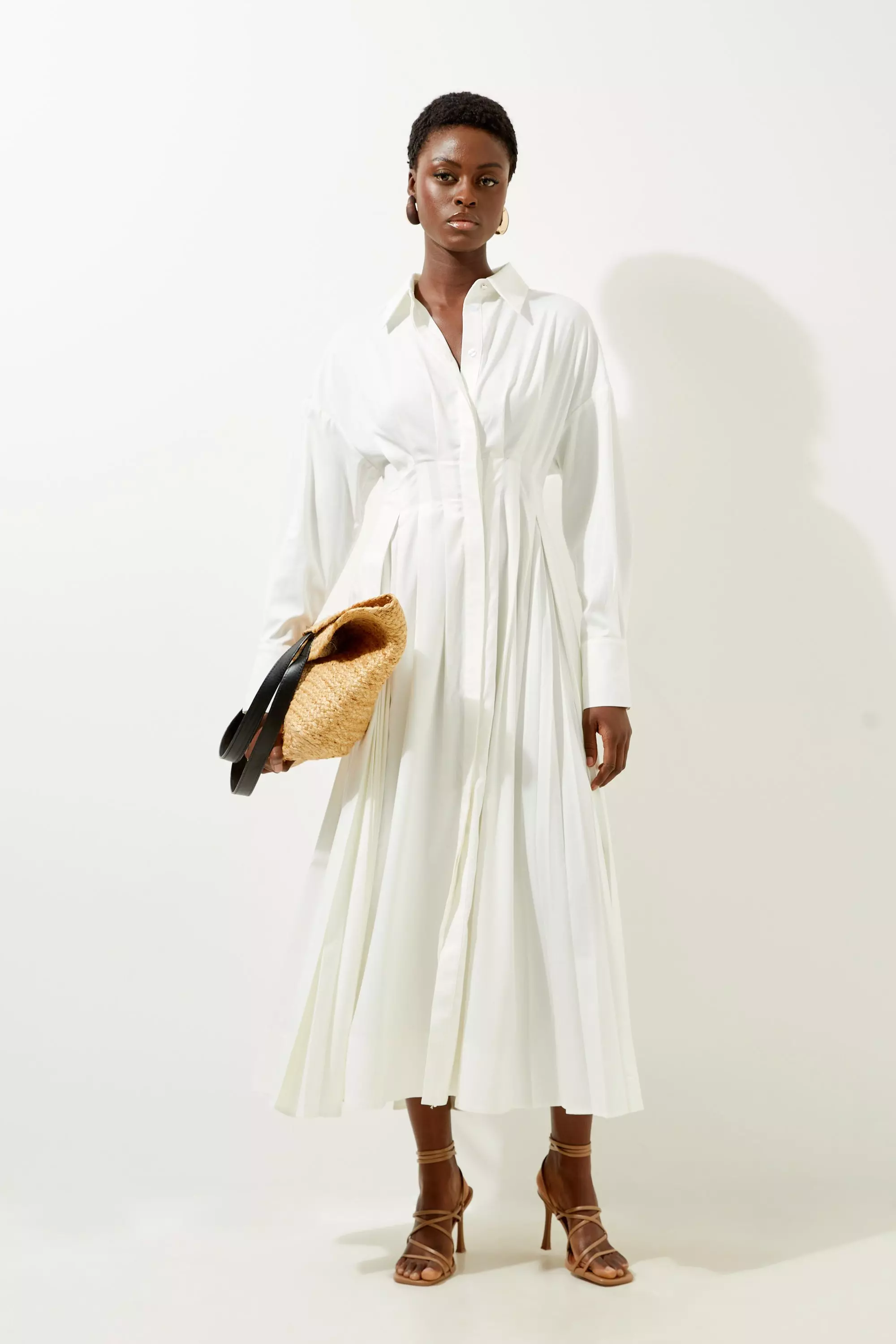 Poplin maxi dress hotsell