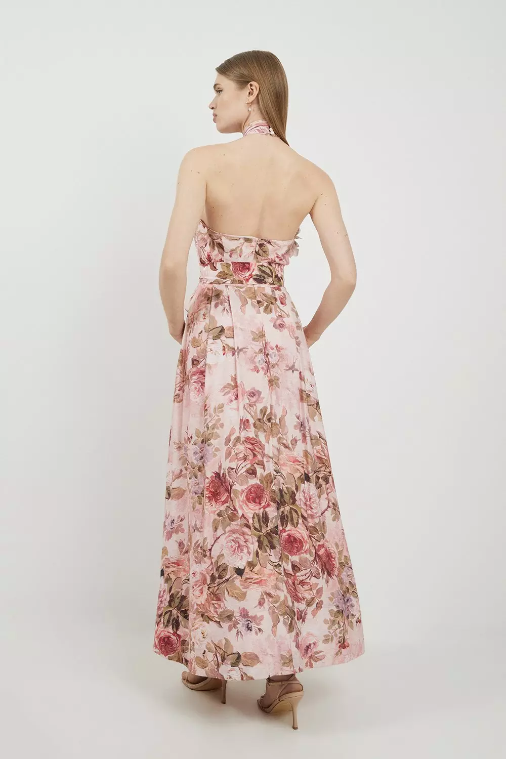 安心追跡【KAREN MILLEN】Lydia Millenフリルベルト付きドレス My favourite pieces from my latest collection with Karen
