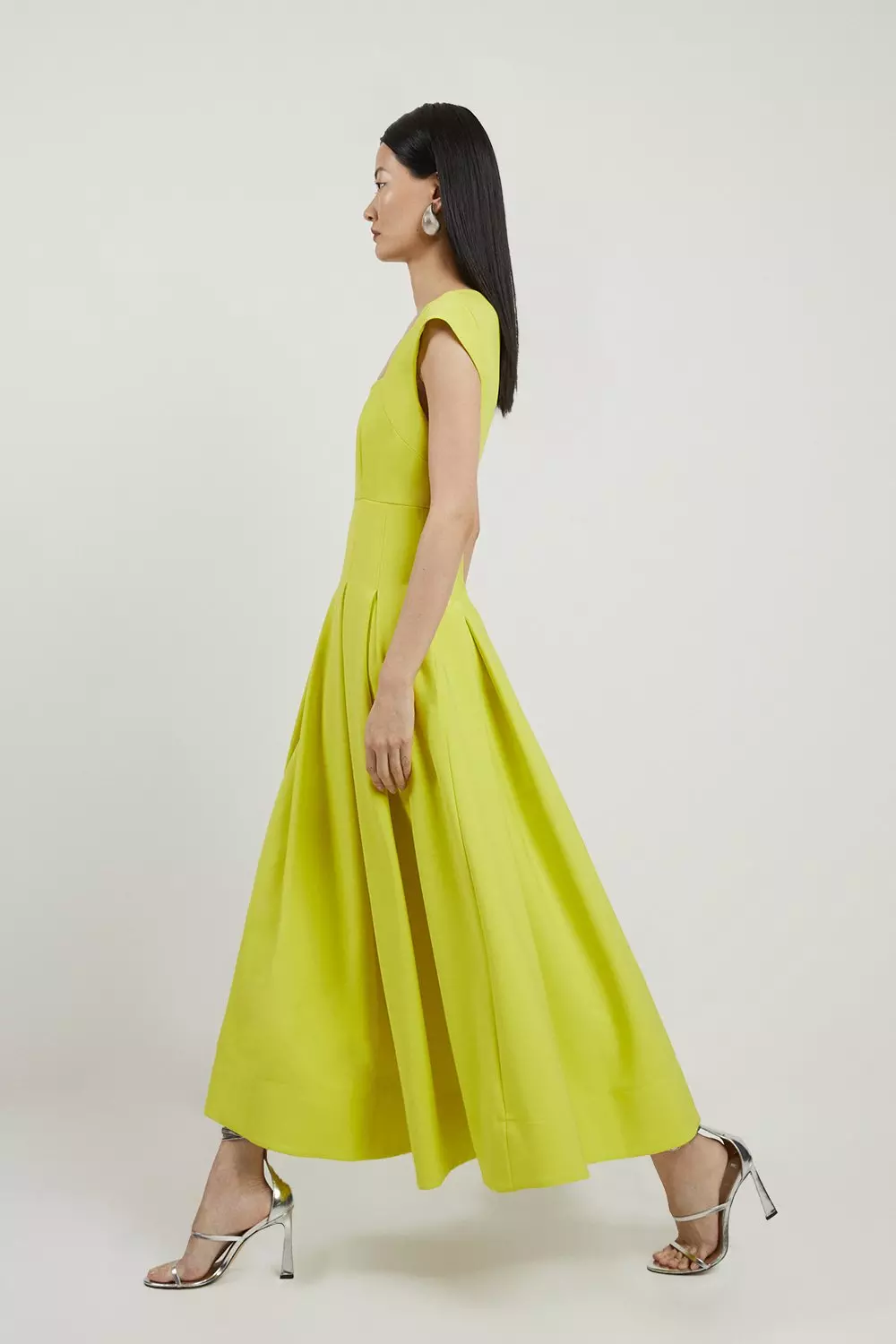 Karen millen yellow suit hotsell