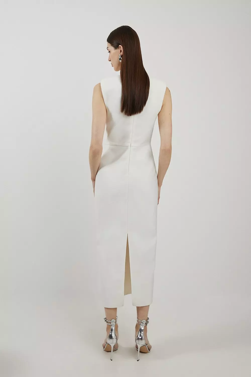 KAREN MILLEN ワンピース チェック ミディドレス バルーン KAREN MILLEN ワンピース チェック ミディドレス バルーン
