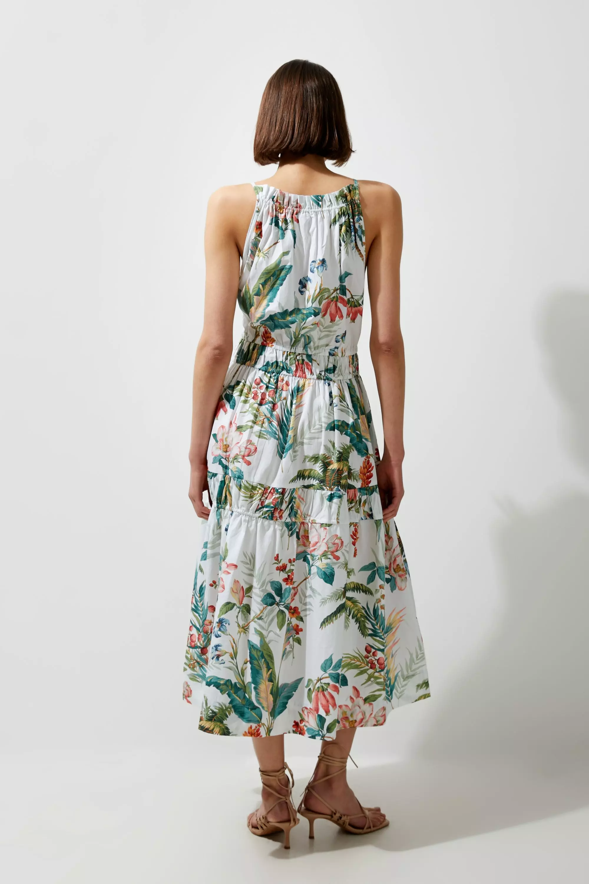 KAREN MILLEN 日本未入荷 花柄 アニマル柄 マキシドレス 半袖 Karen Millen(カレンミレン) レディース - 海外通販のBUYMA