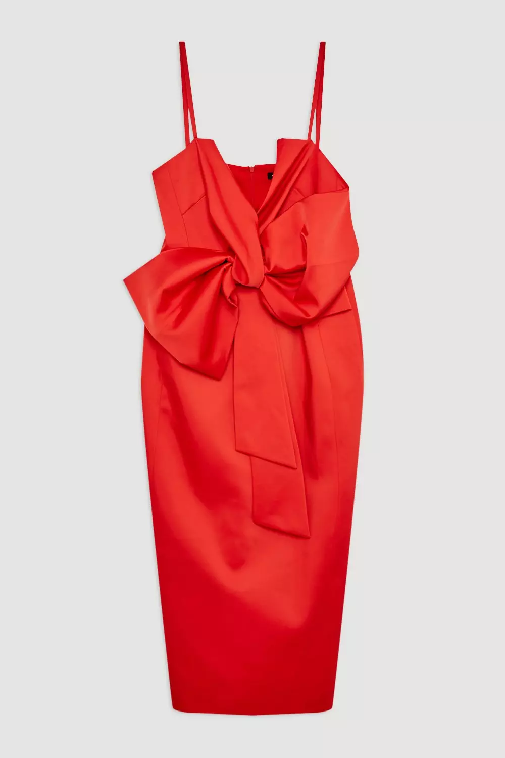 Karen millen bow front midi dress best sale