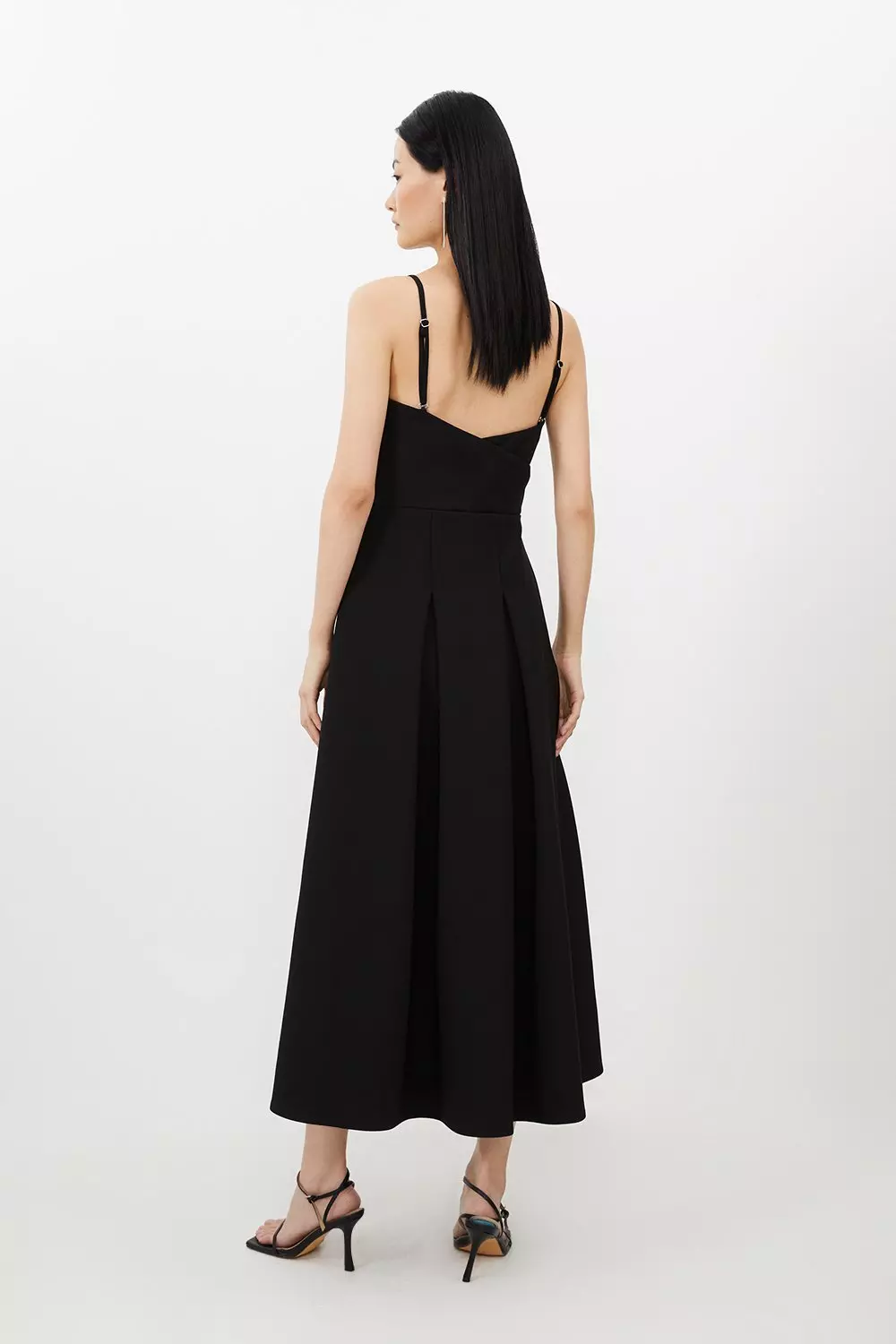 Karen millen black midi dress hotsell