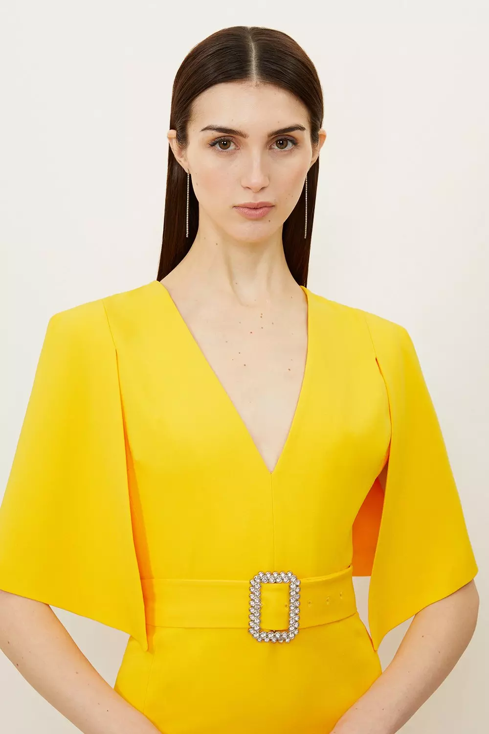 ★Karen Millen★ ビーチトロピカルジョーゼットビーチシャツ Beach Tropical Georgette Beach Shirt | Karen Millen