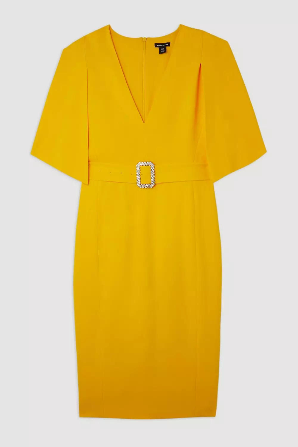 ☆Karen Millen☆英国発！ Textured スパンコール DRESS Vネック Textured Sequin Sleeveless Midi Dress | Karen Millen