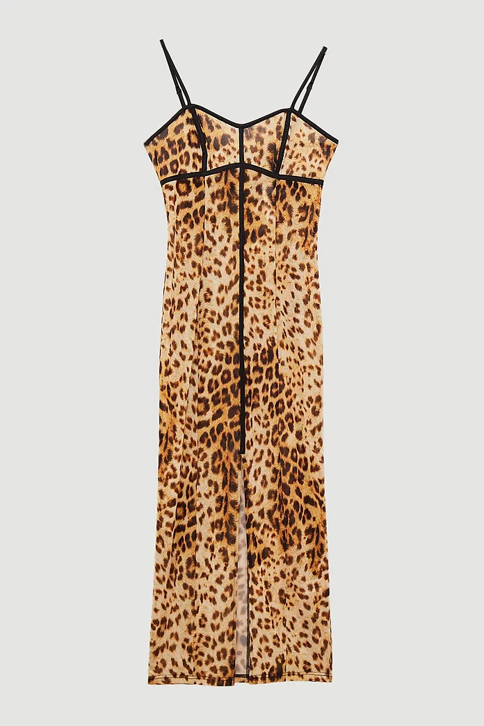 Lace Detail Power Mesh Jersey Maxi Dress | Karen Millen Lace Detail Power Mesh Jersey Maxi Dress | Karen Millen