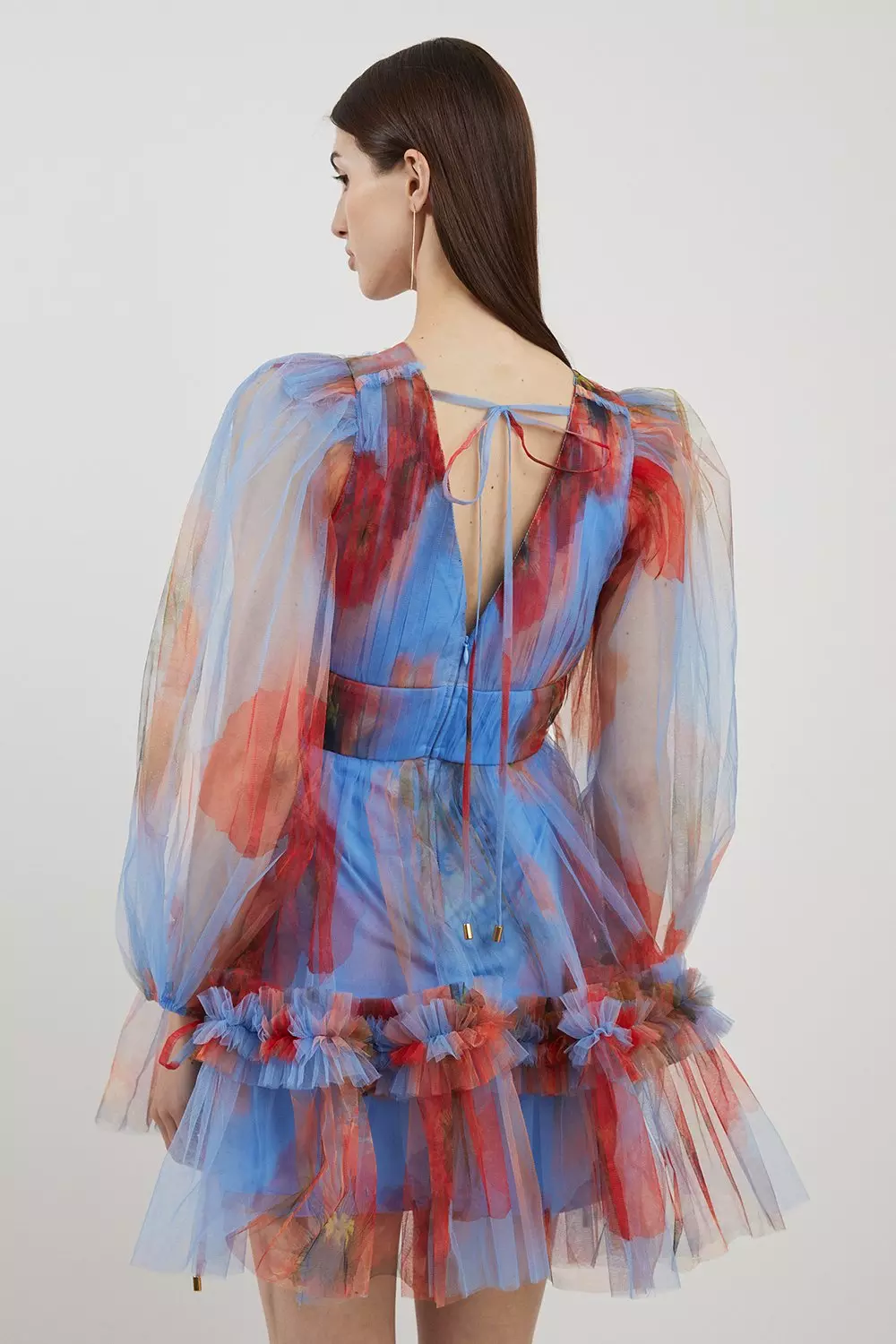 【KAREN MILLEN】コットンベルト ホルターフルスカートドレス Cotton Eyelet Belted Woven Maxi Shirt Dress | Karen Millen