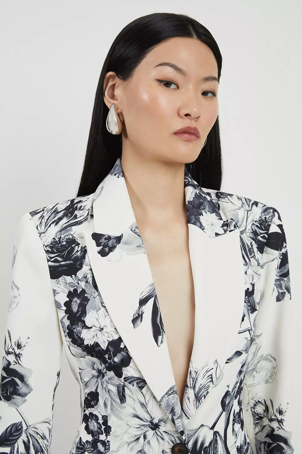 日本未入荷★Karen Millen パターン柄ショートワンピース 日本未入荷☆Karen Millen パターン柄ショートワンピース (Karen