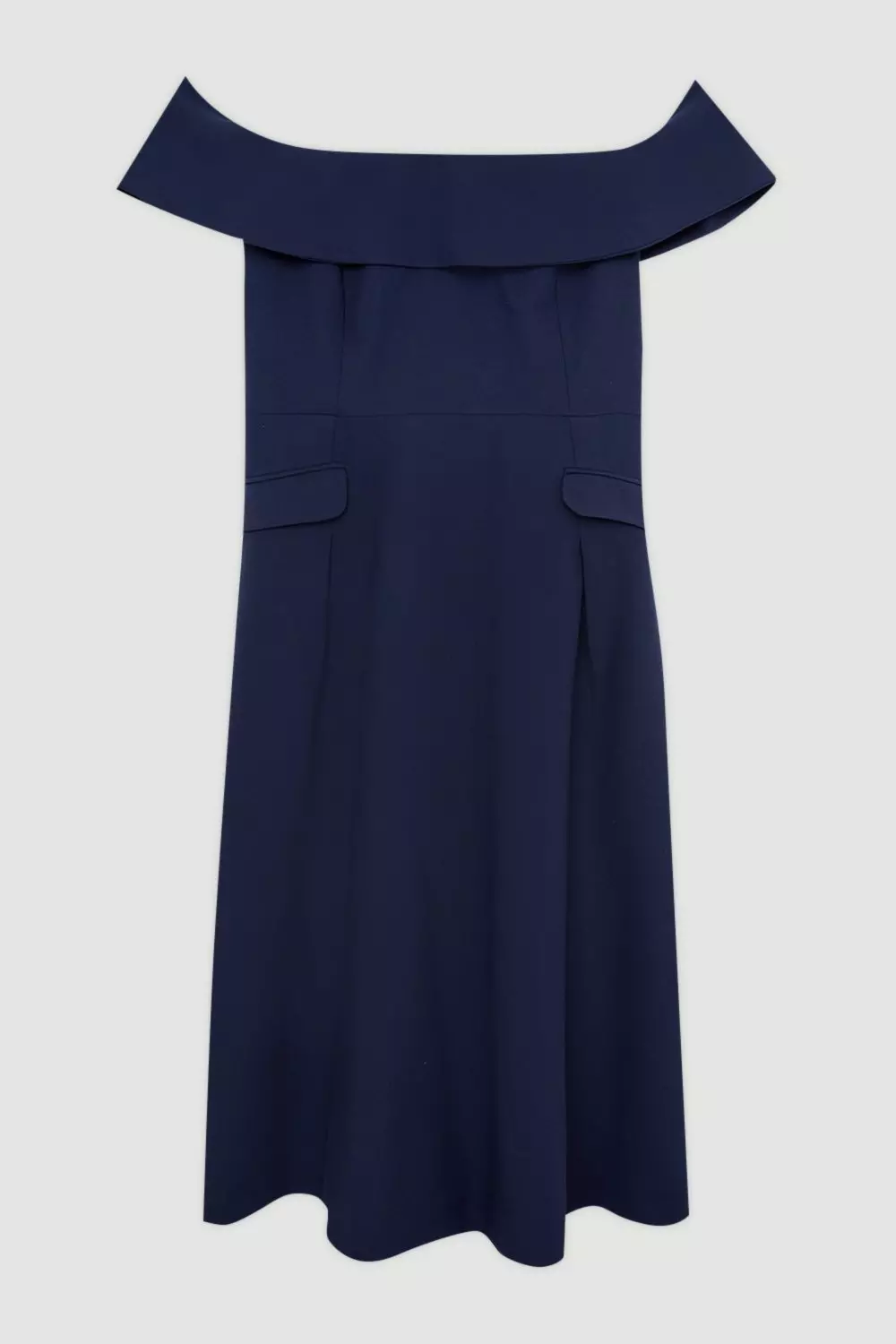 【KAREN MILLEN】Lydia タフタ フルスカート ミディドレス KAREN MILLEN】Lydia タフタ フルスカート ミディドレス (Karen