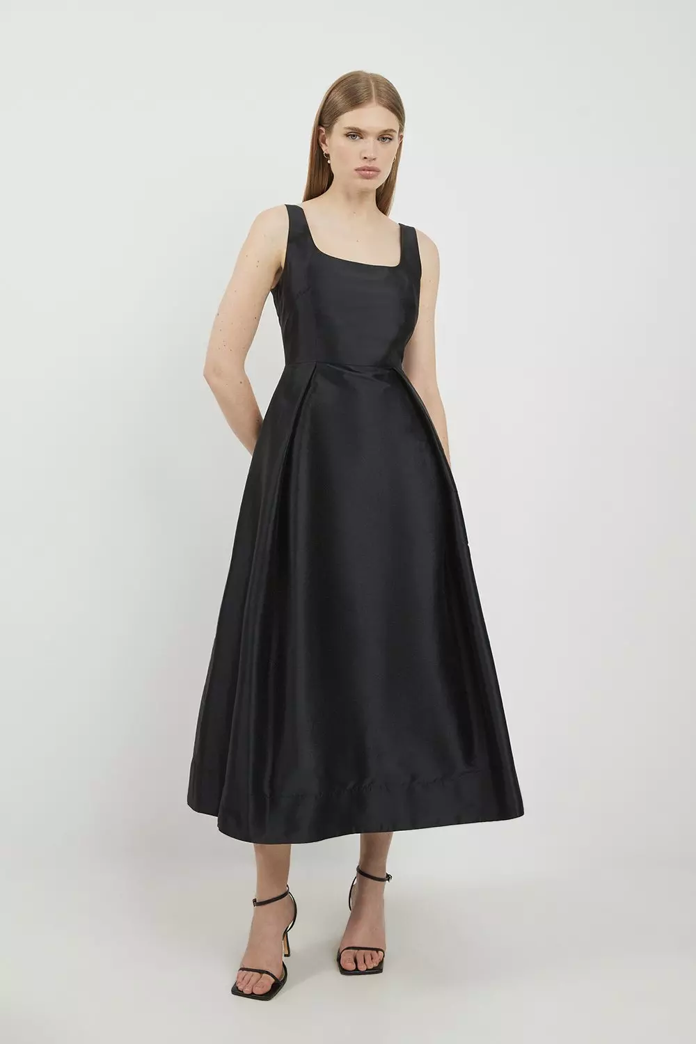 Lydia Spaghetti Strap Midi Dress