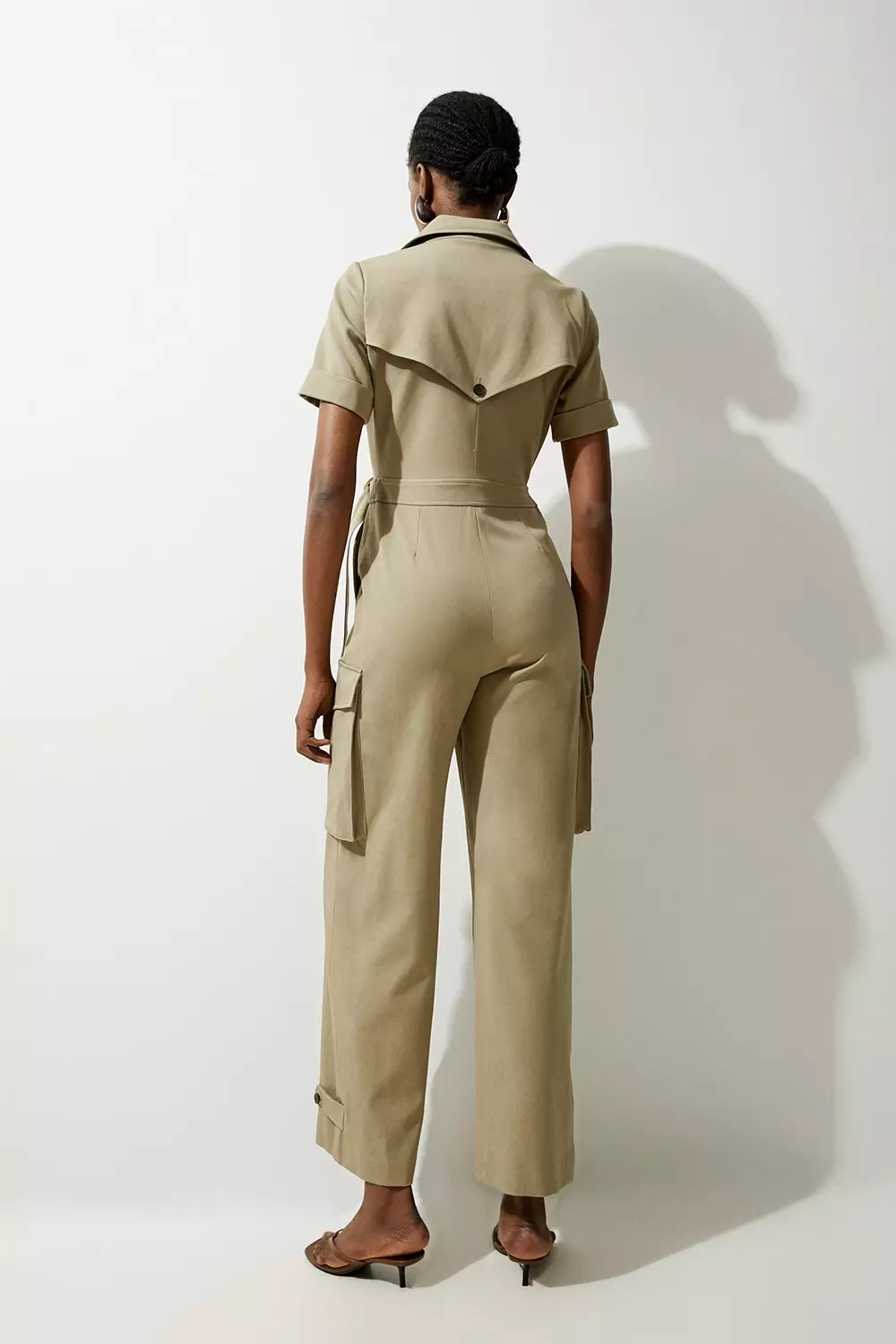 オールインワン FORME mother Shirt Jumpsuit BASERANGE ベースレンジ サロペット YUMI JUMPSUIT JUYU WS 000