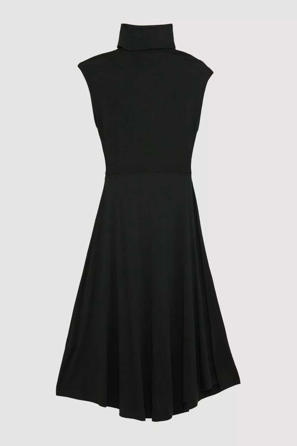 Olive Petite Cashmere Blend Sleeveless Turtleneck Midaxi Knit Dress alternative image