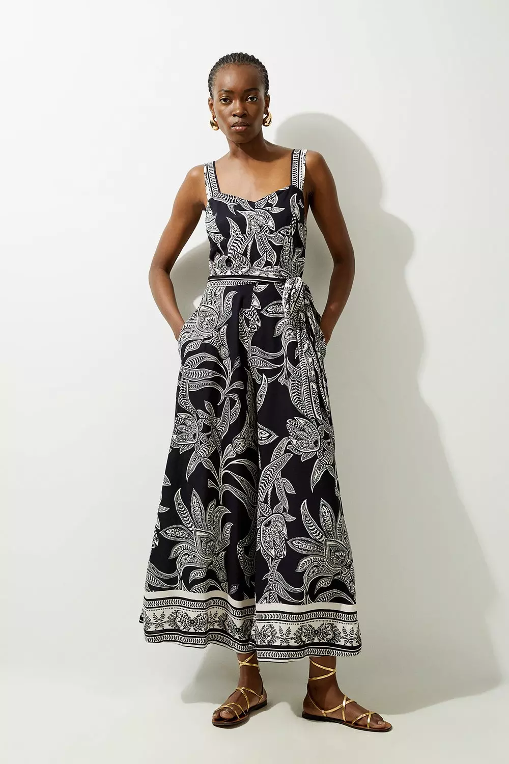 Karen millen floral jumpsuit online