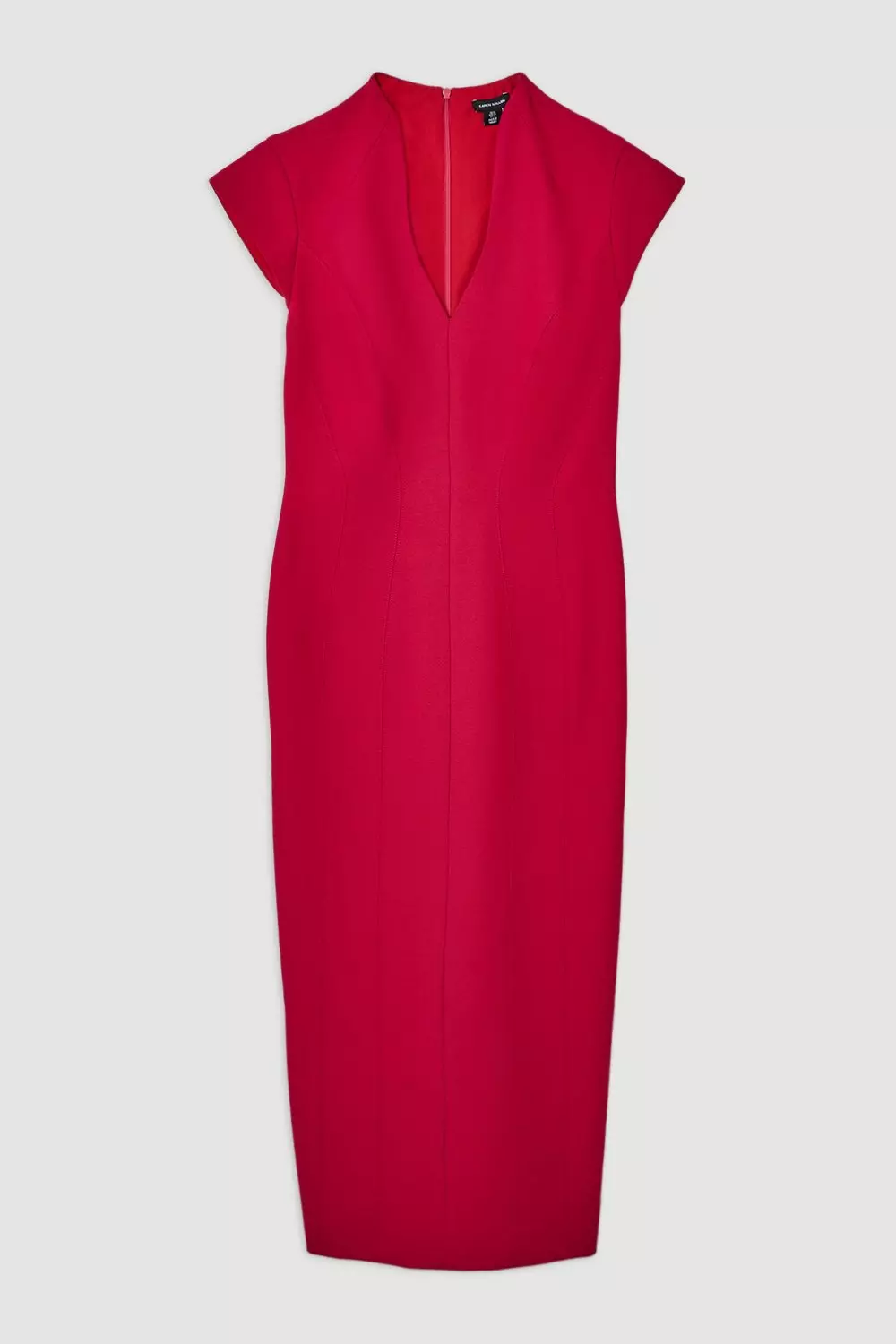 Contour Seamed Tailored Midi Dress Karen Millen