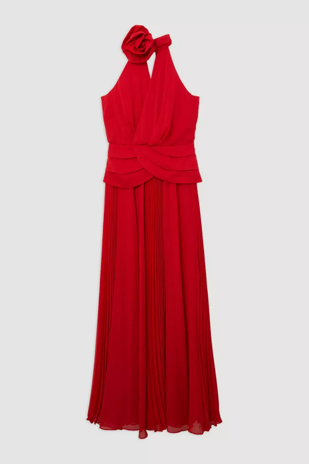 安心追跡付【KAREN MILLEN】リボンタイベルト付きミディドレス bkk19049_red_xl?pdp.template