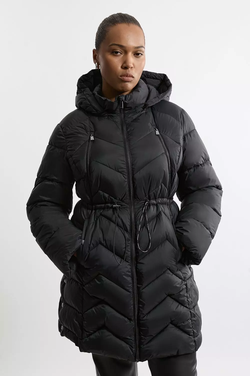 Plus size packable down coats on sale