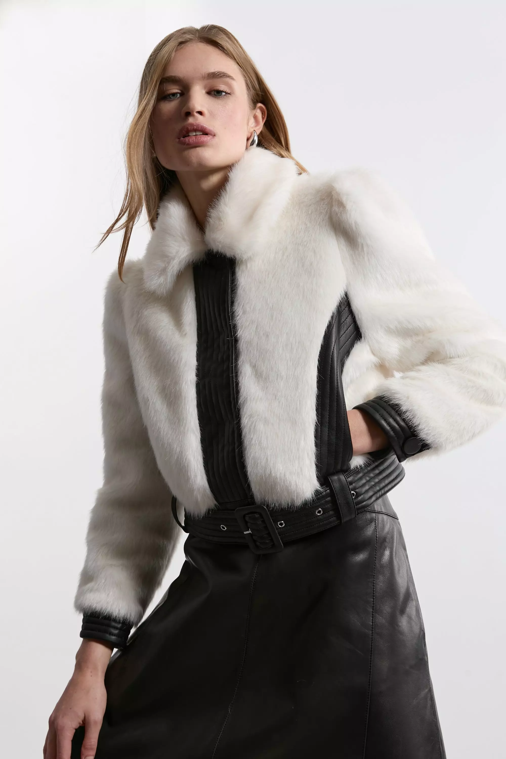 Faux fur petite best sale