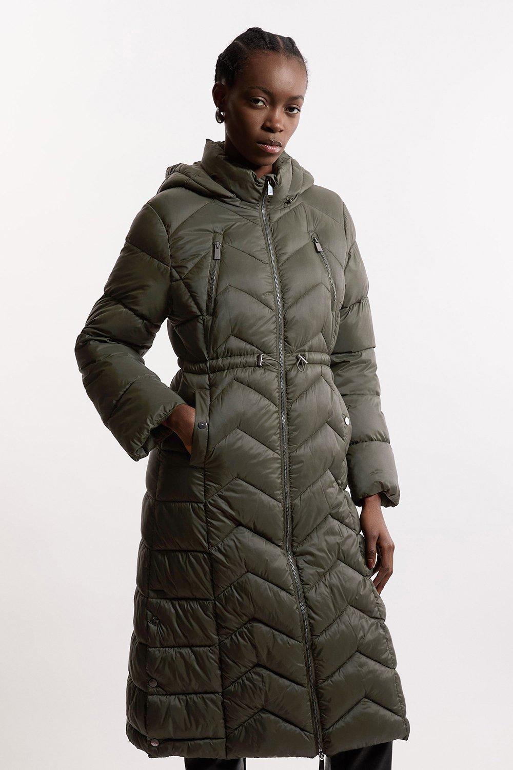 Maxi length puffer coat hotsell