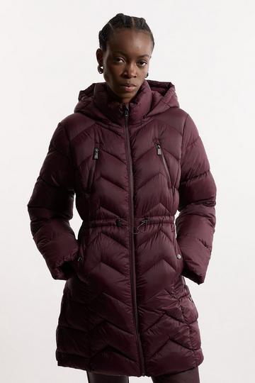 Lightweight Packable Coat berry